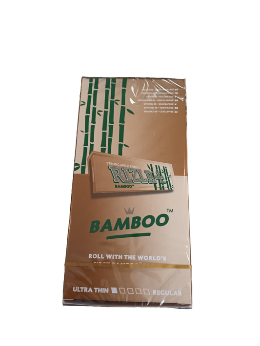 RIZLA BAMBOO Rolling Papers Regular (50 Per Box) BOX