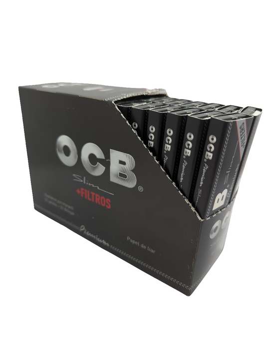 OCB PREMIUM K/S Slim Connoisseurs With Roach (32 x 1) BOX