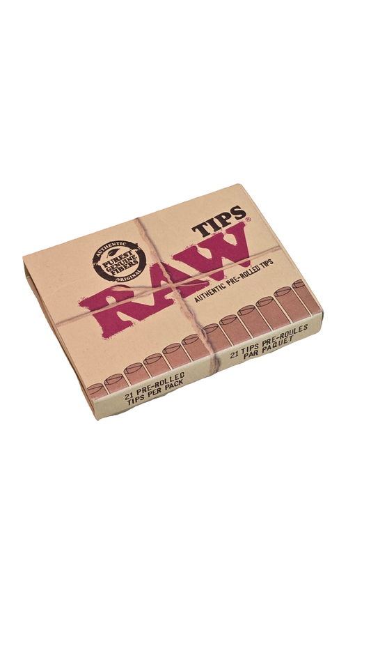 RAW PRE-ROLLED Tips 20 Per Box