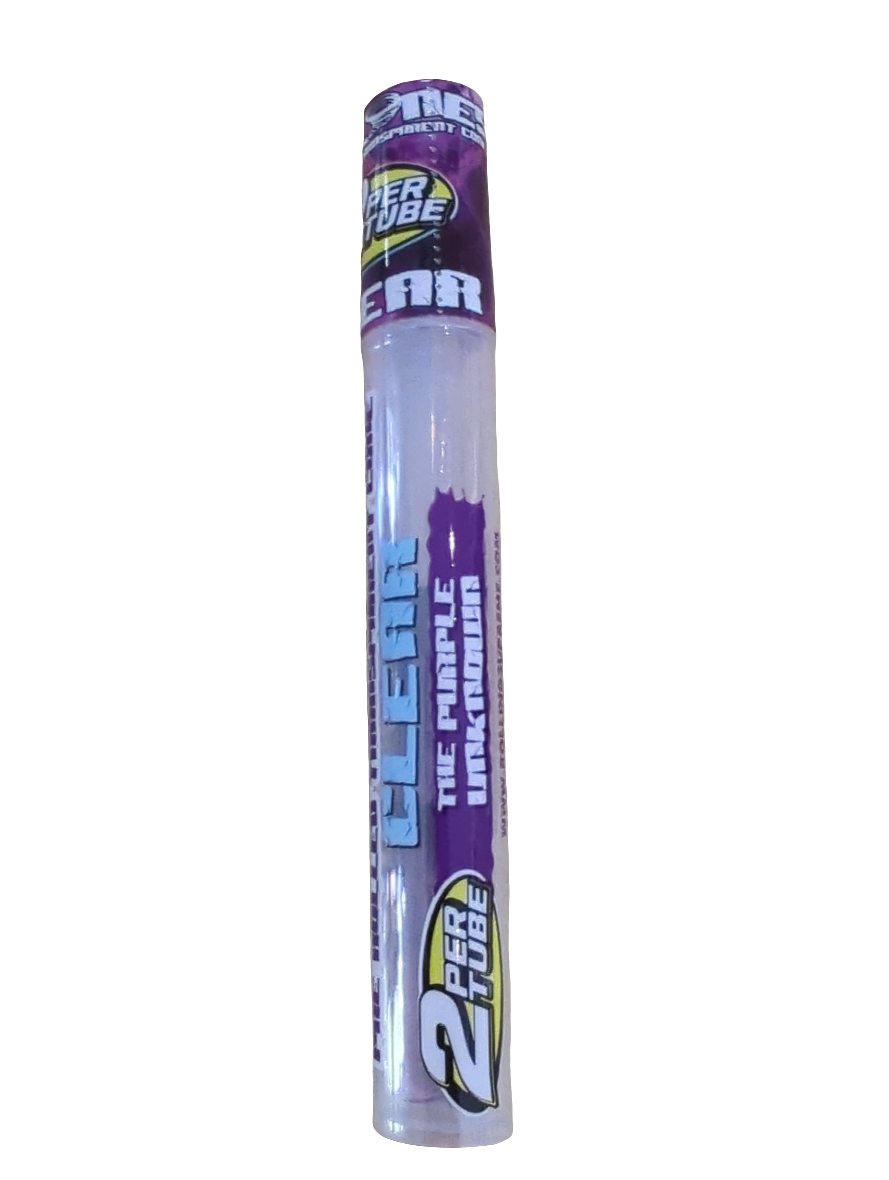 Cyclone - Clear Cones - (Box of 24) - Purple Unknown