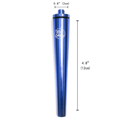 Wise Skies Metal Cone Holder Joint Tube - Blue