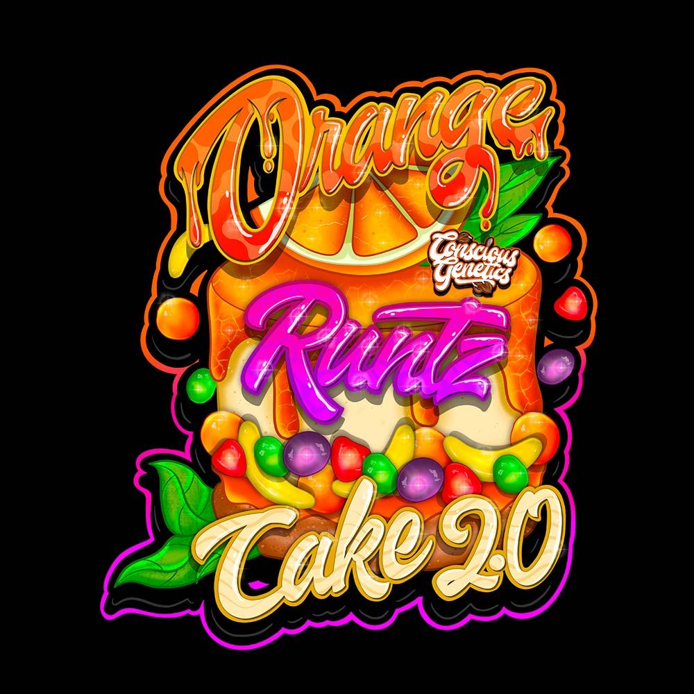 Orange Runtz Cake - 2.0 - Novelty Souvenir Packaging - F7