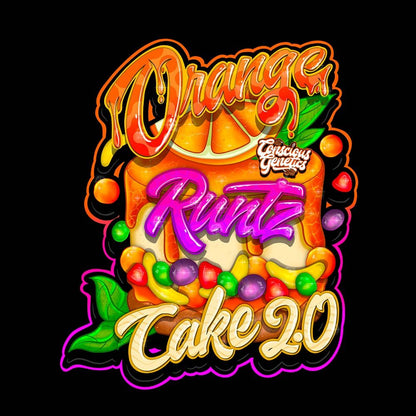 Orange Runtz Cake - 2.0 - Novelty Souvenir Packaging - F7