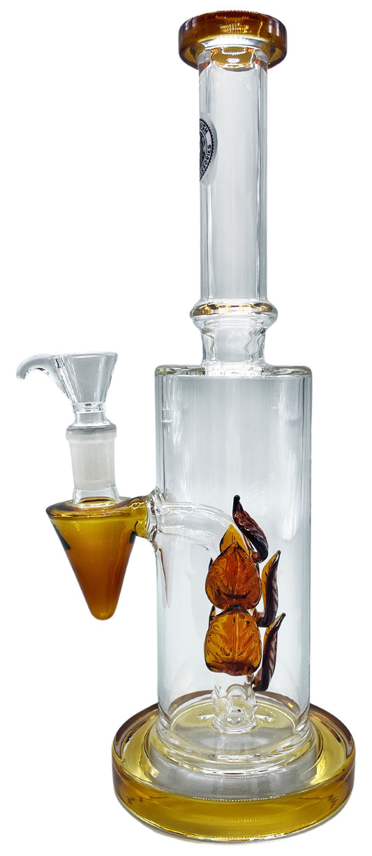 Basil Bush Glass Percolator Bong 27cm (14mm) AUTUMN Leaves 500gm