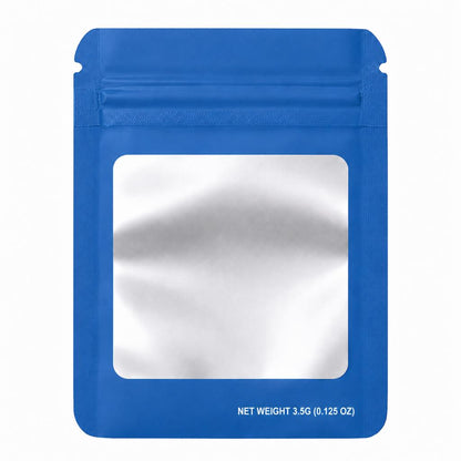 Chongz Plain Mylar Bag 3.5g with Square Window