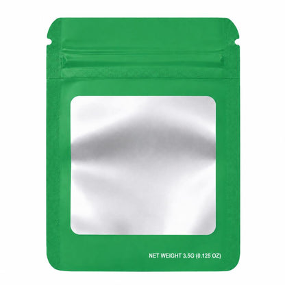 Chongz Plain Mylar Bag 3.5g with Square Window