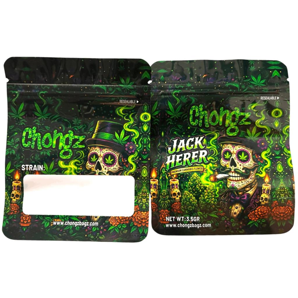 Chongz Mylar Bag V2 3.5g 10cm x 10cm (50 Pack)