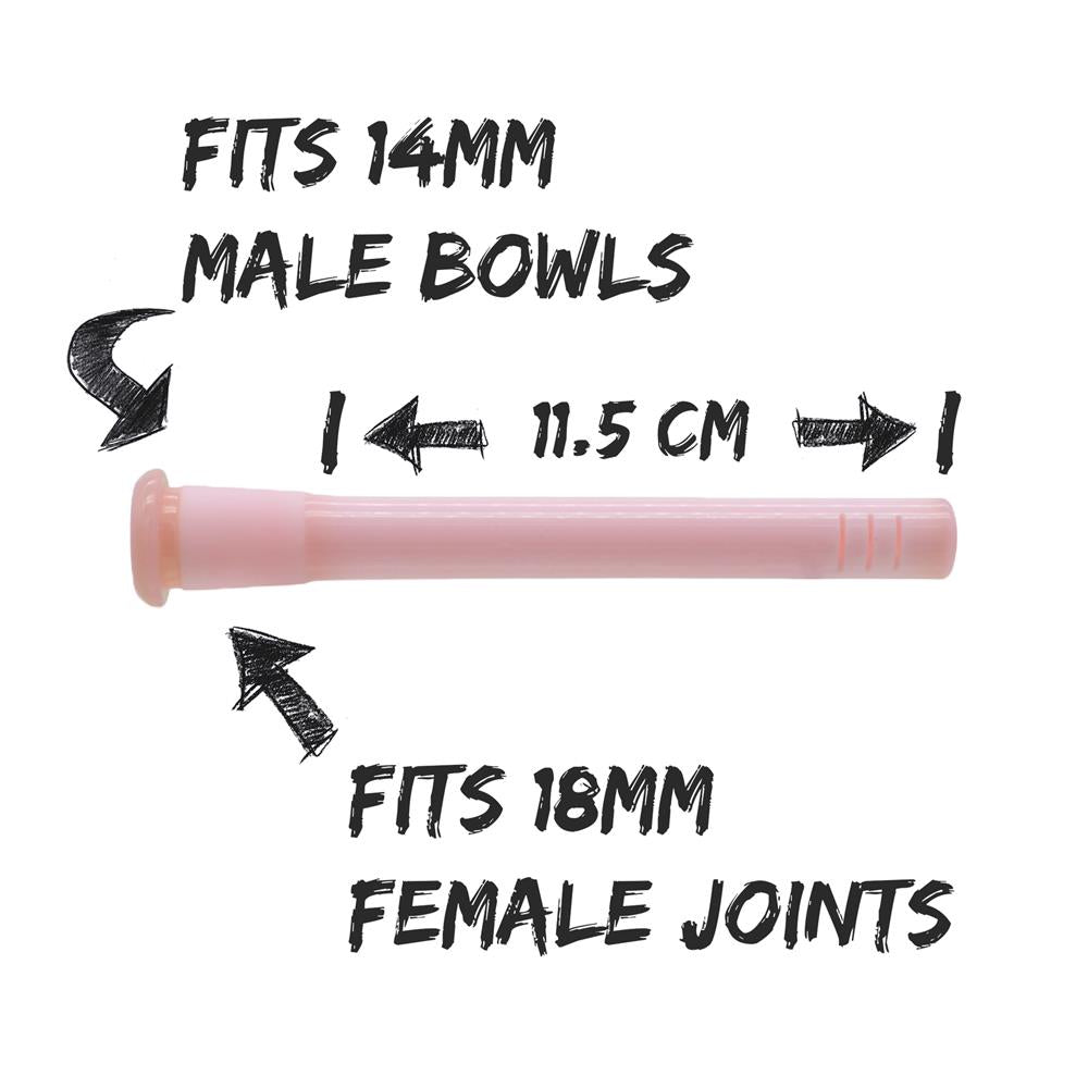 Glass Stem 14.5cm Pink for Vic or Bob