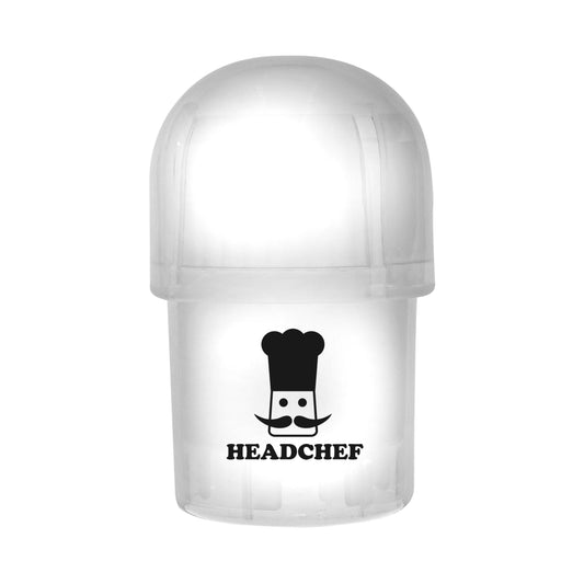 Headchef POD Plastic Grinder & Storage Pot - WHITE