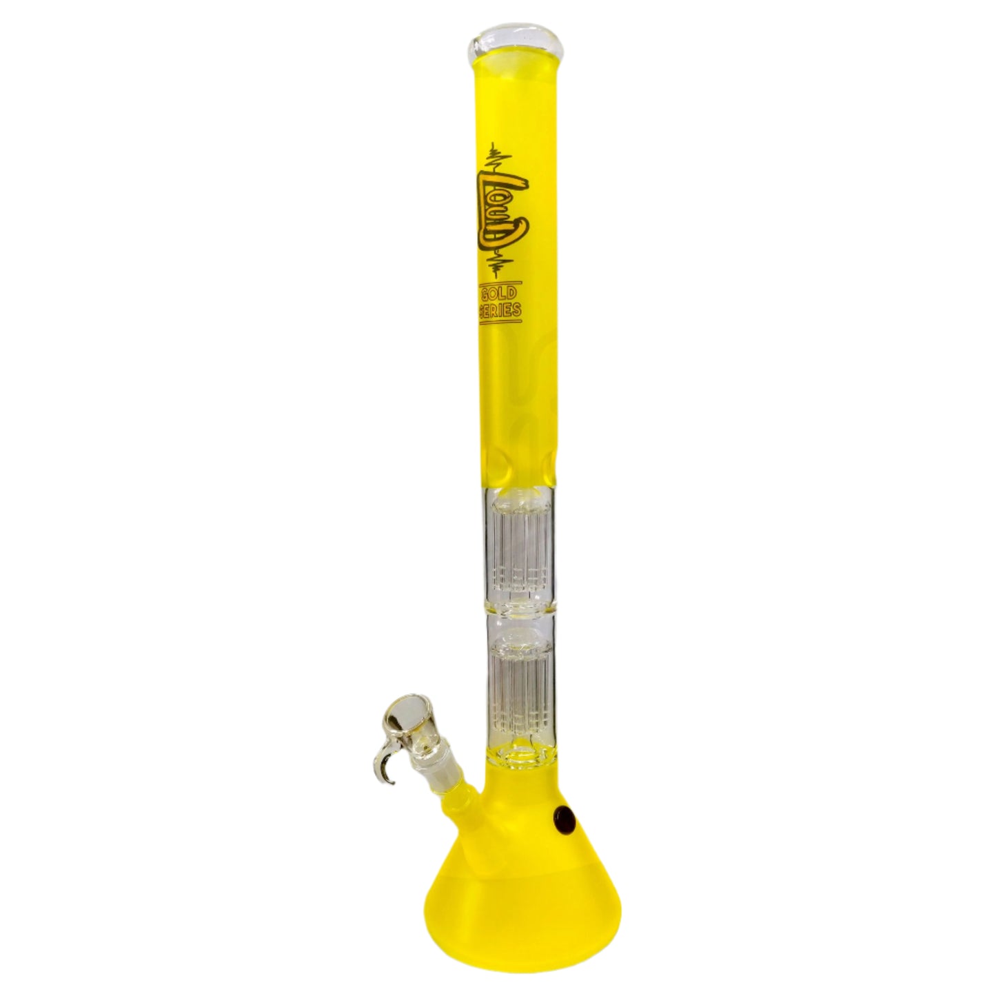 55cm LOUD GOLD SERIES Big Beaker Waterpipe - GREEN