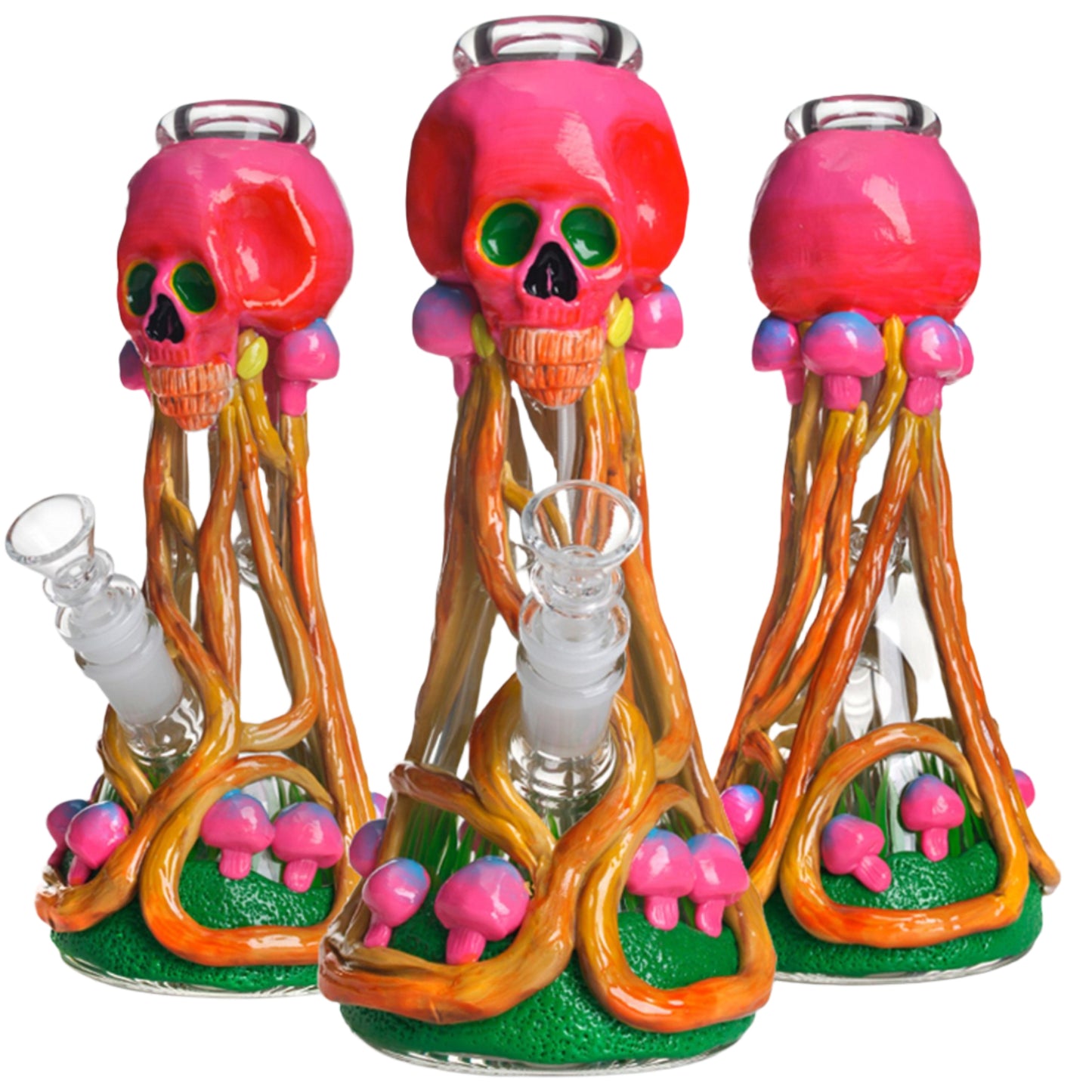 25cm Thick Glass 3D Monster Waterpipe