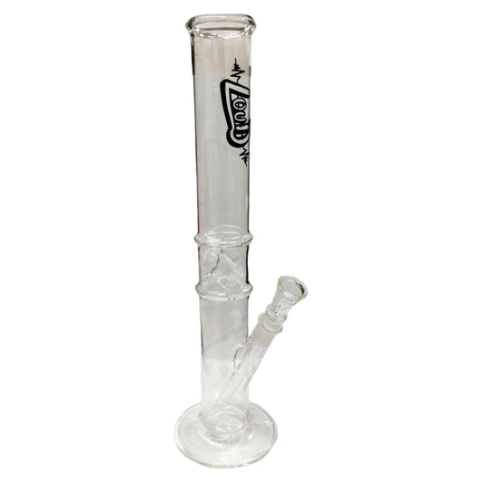 43cm Glass ICE Twist Straight Waterpipe