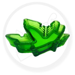 Glass Leaf Ash Tray - 1 x SingleGLAT