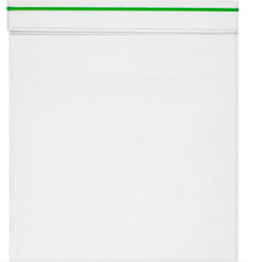 GRIP SEAL - Green Stripe (80 x 120mm) x500(10 Packs of 50pcs/pack)