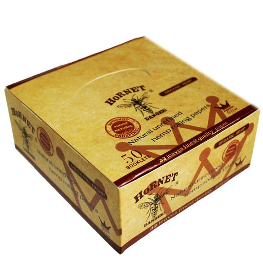 Hornet King Size Slim Organic Rolling Papers - 10 Pack