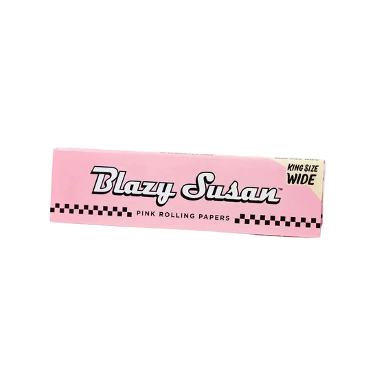 Blazy Susan Kingsize Wide Pink Rolling Papers