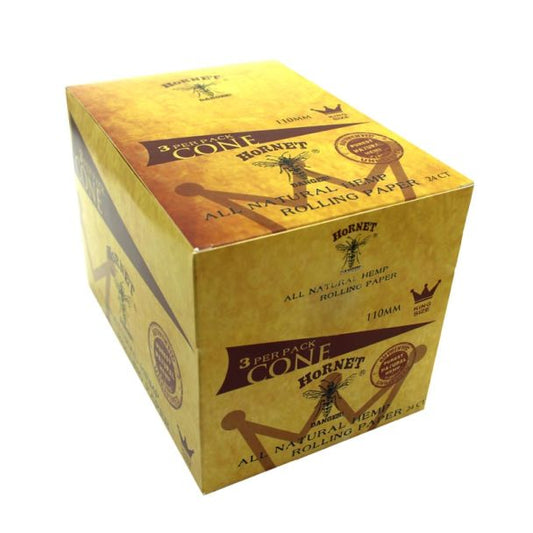 Hornet King Size Paper Cones - BOX