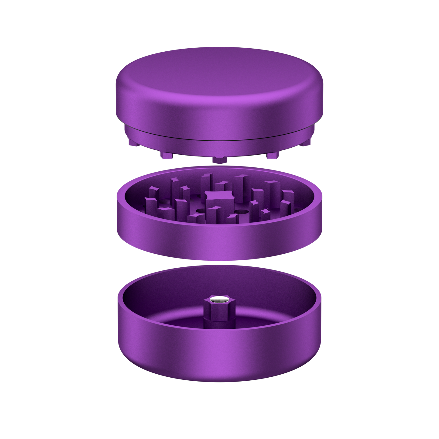 Ataraxy 62mm Trifection 3 Part Aluminium Purple