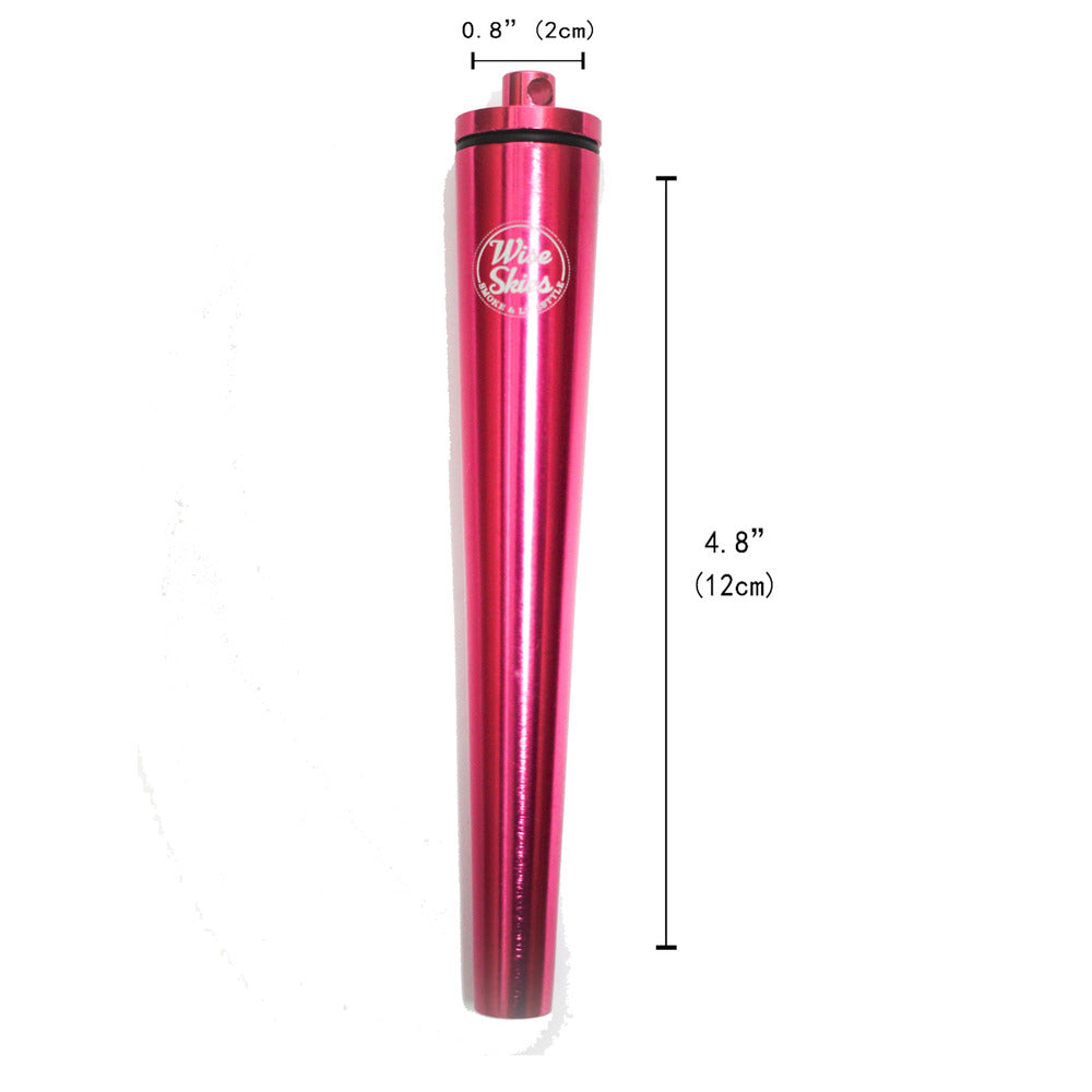 Wise Skies Metal Cone Holder Joint Tube - Pink