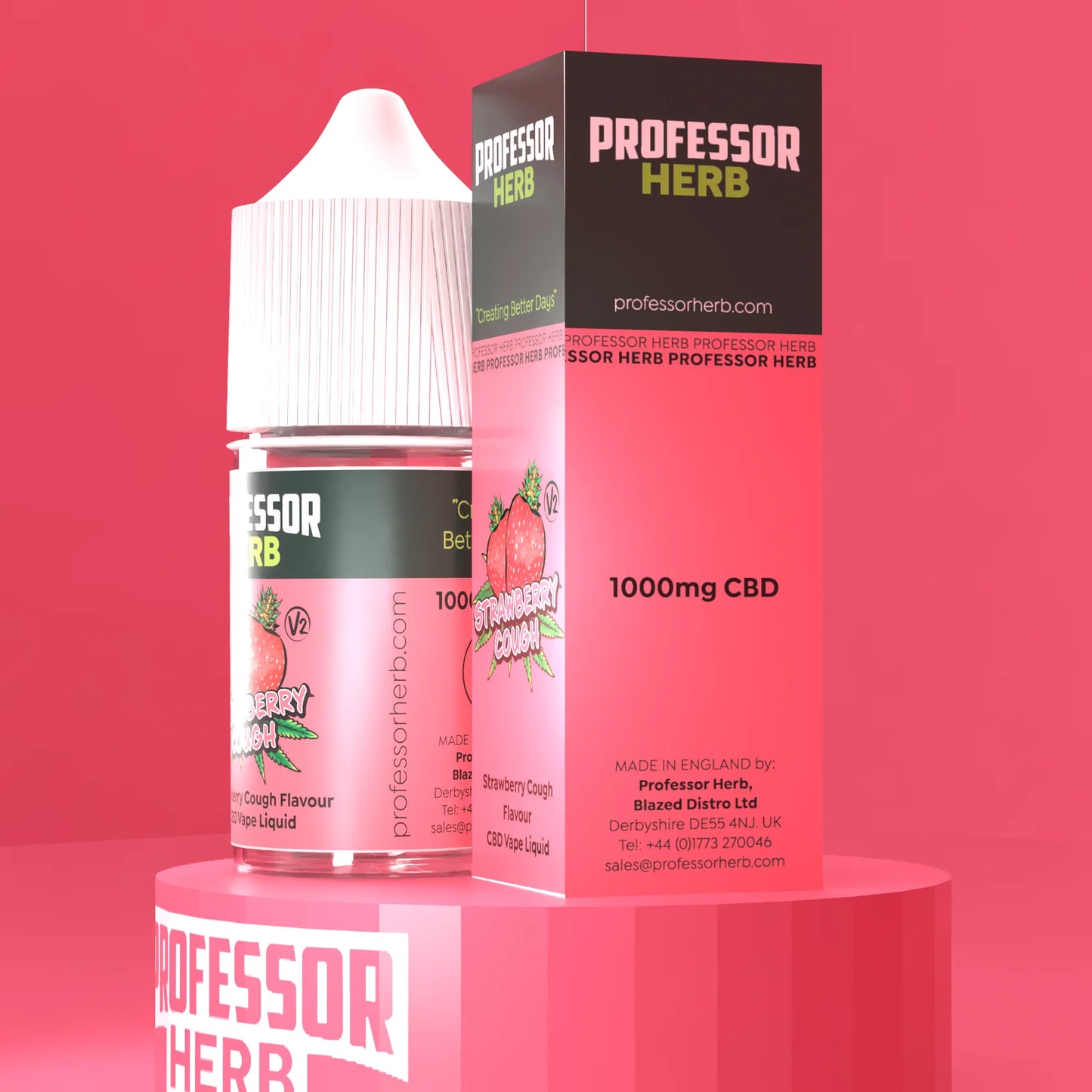 Professor Herb CBD Vape Liquid 1000mg 30ml V2