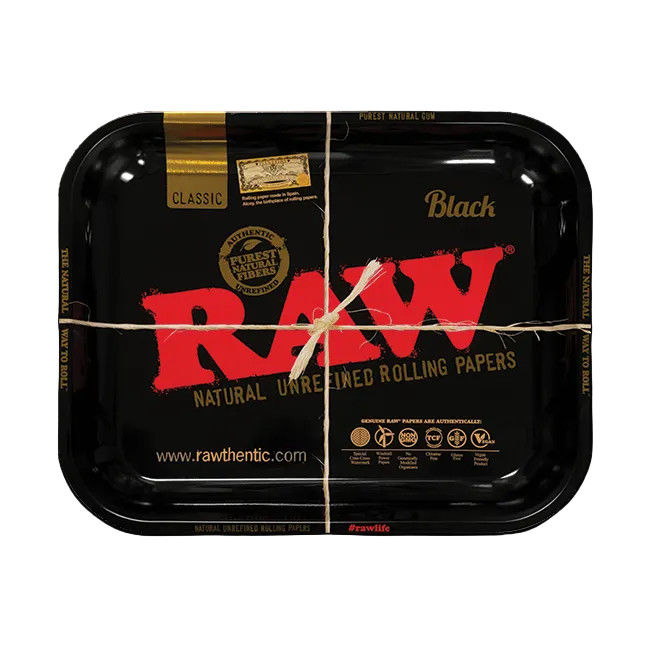 RAW Metal Rolling Tray Large 340mm x 280mm