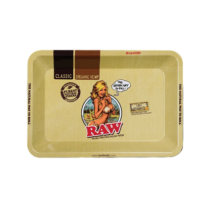 RAW Metal Rolling Trays Mini 18cm x 12.5 cm