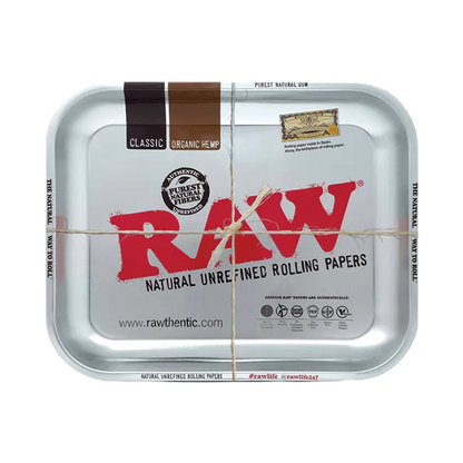 RAW Metal Rolling Tray Large 340mm x 280mm