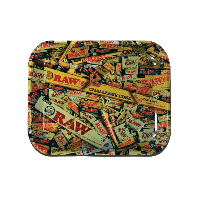 RAW Metal Rolling Tray Large 340mm x 280mm