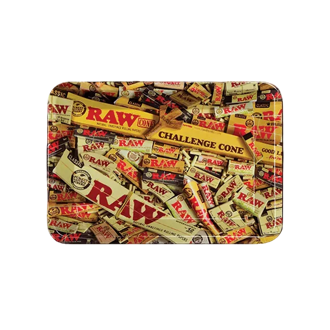 RAW Metal Rolling Trays Mini 18cm x 12.5 cm