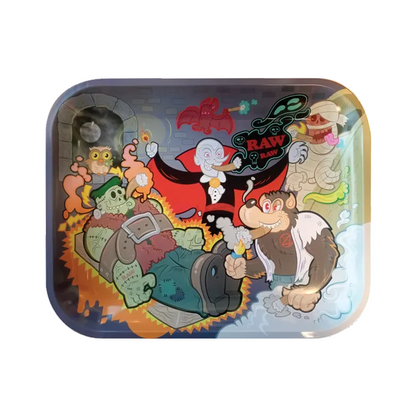 RAW Metal Rolling Tray Large 340mm x 280mm