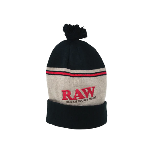 RAW Pompom Hats - Brown