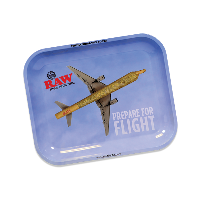 RAW Metal Rolling Tray Large 340mm x 280mm