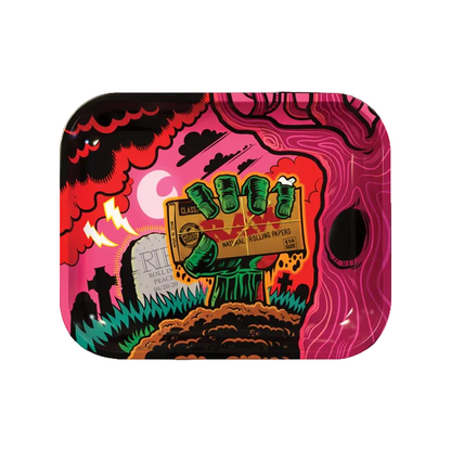 RAW Metal Rolling Tray Large 340mm x 280mm