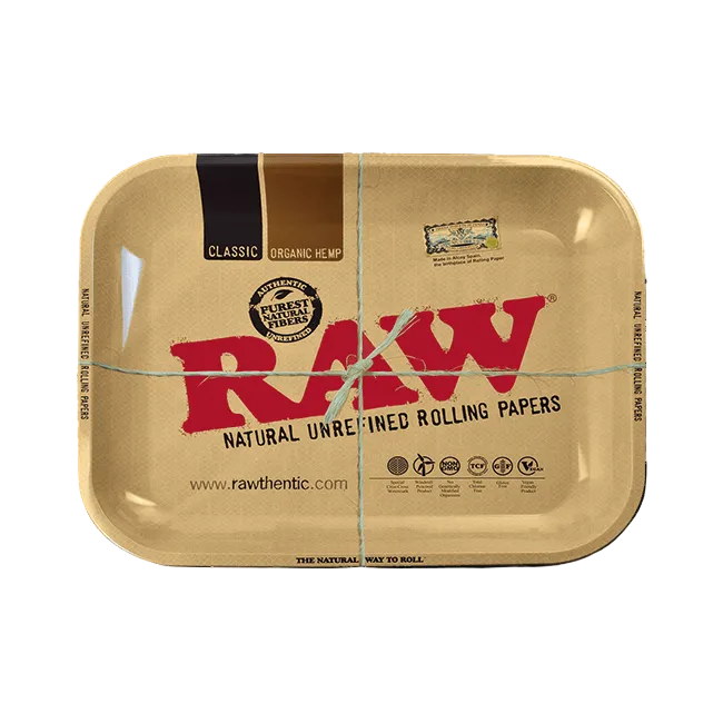 RAW Metal Rolling Tray Large 340mm x 280mm