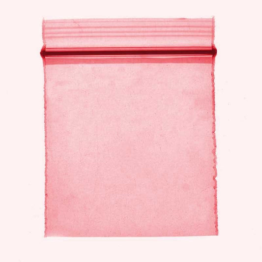 Grip Seal Plain Bags - Red (30 x 30mm)