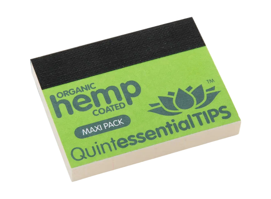 Quintessential MAXI Pack Smoking Tips Organic Hemp Coated