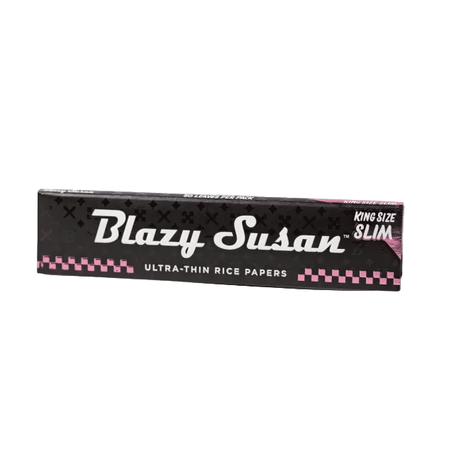 Blazy Susan Ultra Thin Rice Rolling Paper Kingsize Slim - Single Pack