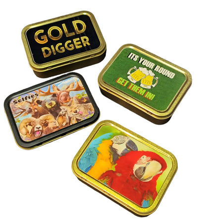 Tobacco Tins - 2oz Size - Various Designs