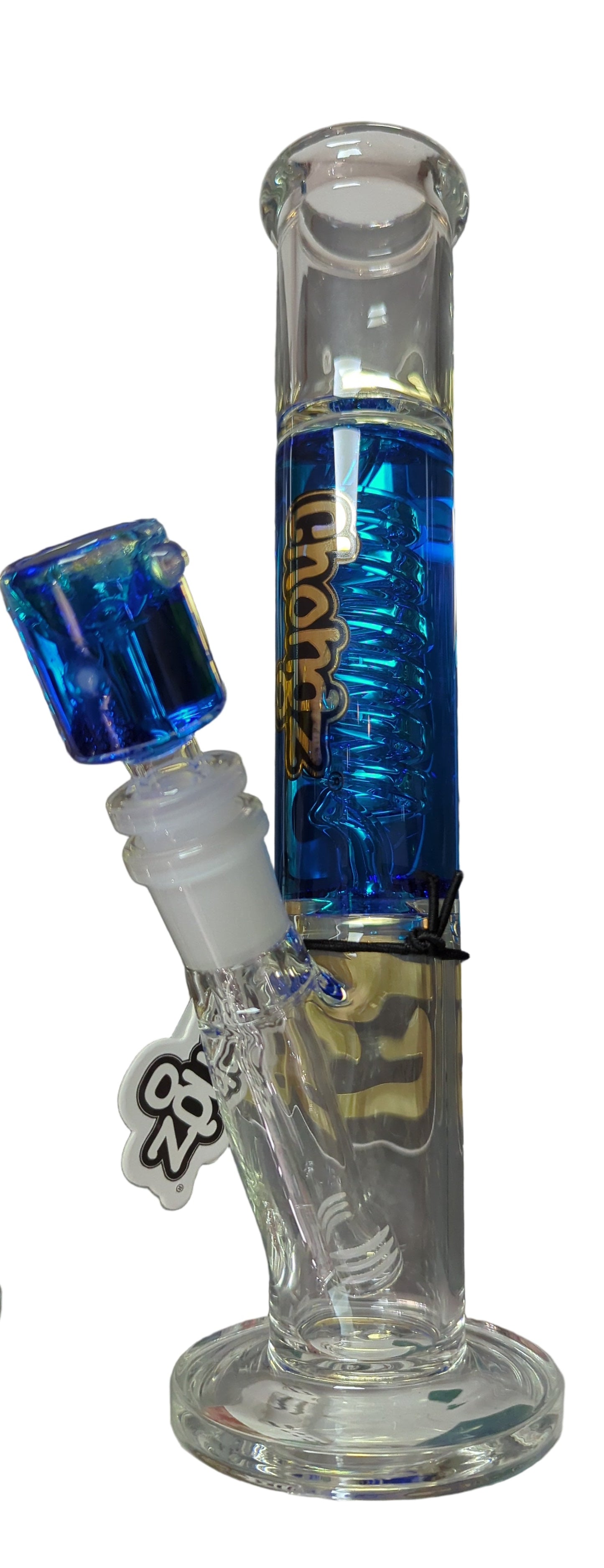 Chongz 23cm Blue Banana Liquid Filled Waterpipe