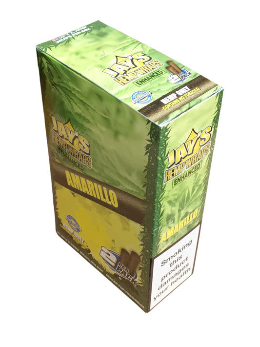 Juicy Jays Enhanced Hemp Wraps - Amarillo - 10 Pack