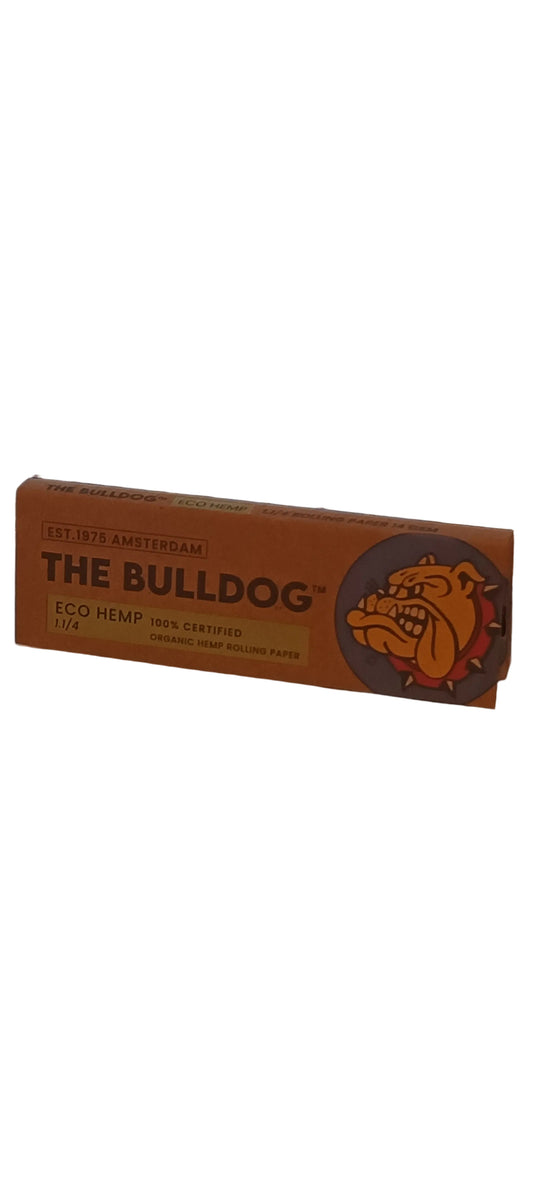 THE BULLDOG Rolling Papers Green (Hemp) PAPER 1.1/4 GREEN HEMP Single Pack