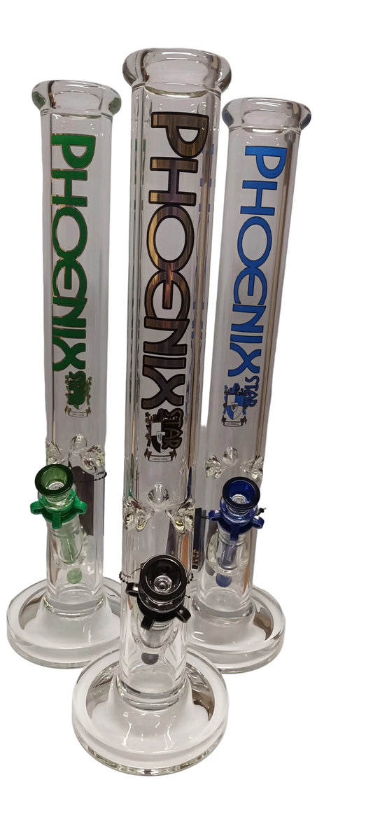 Phoenix Star Straight Bong 7mm Thick 18 inch