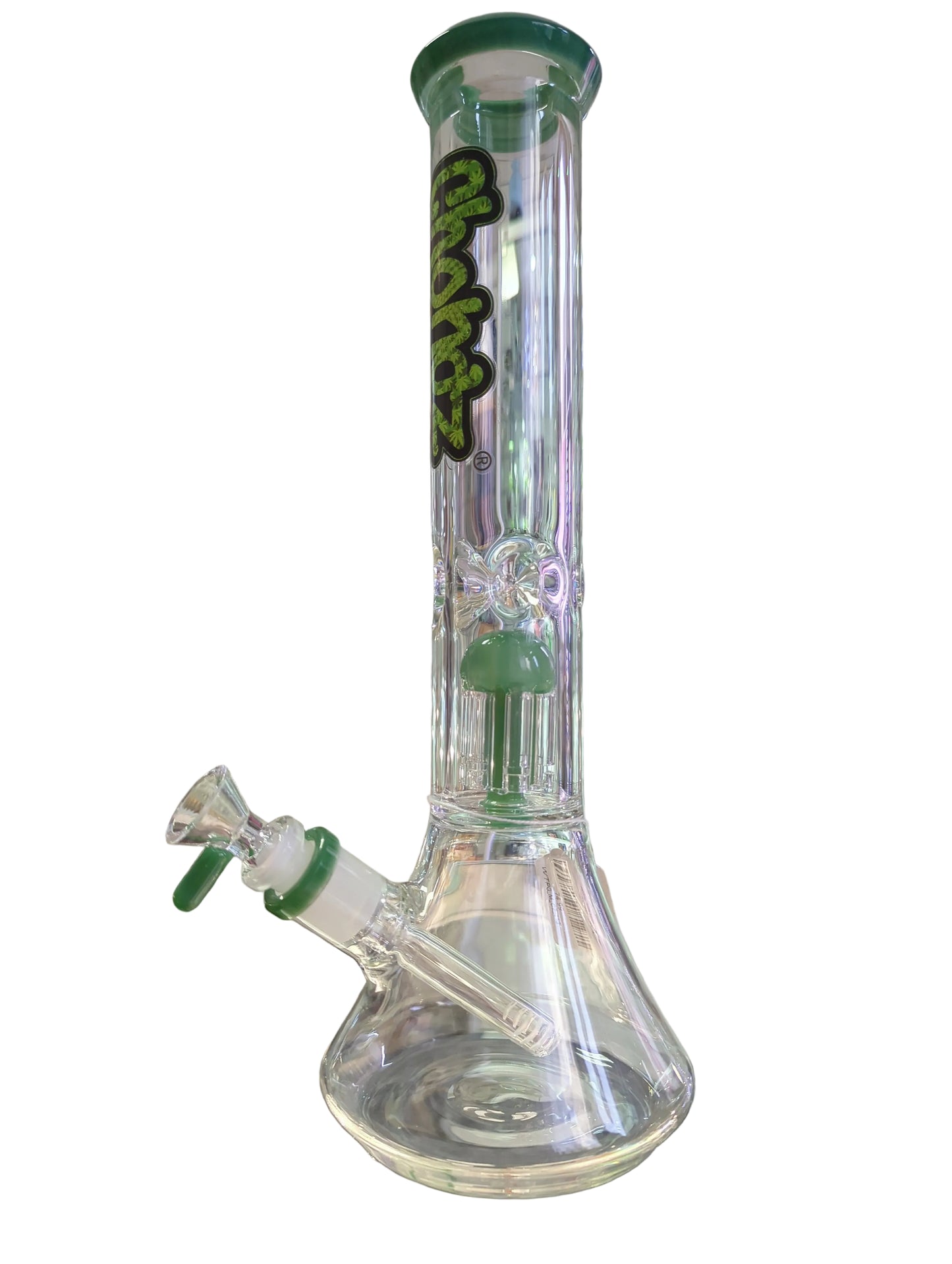 Caribou 7mm 35cm Jade Green WaterpipeGCH307A