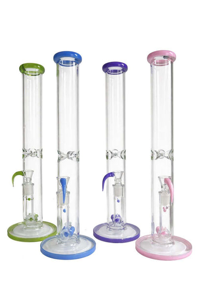 Ataraxy Glass Double Inline Straight Tube - 17 Inch