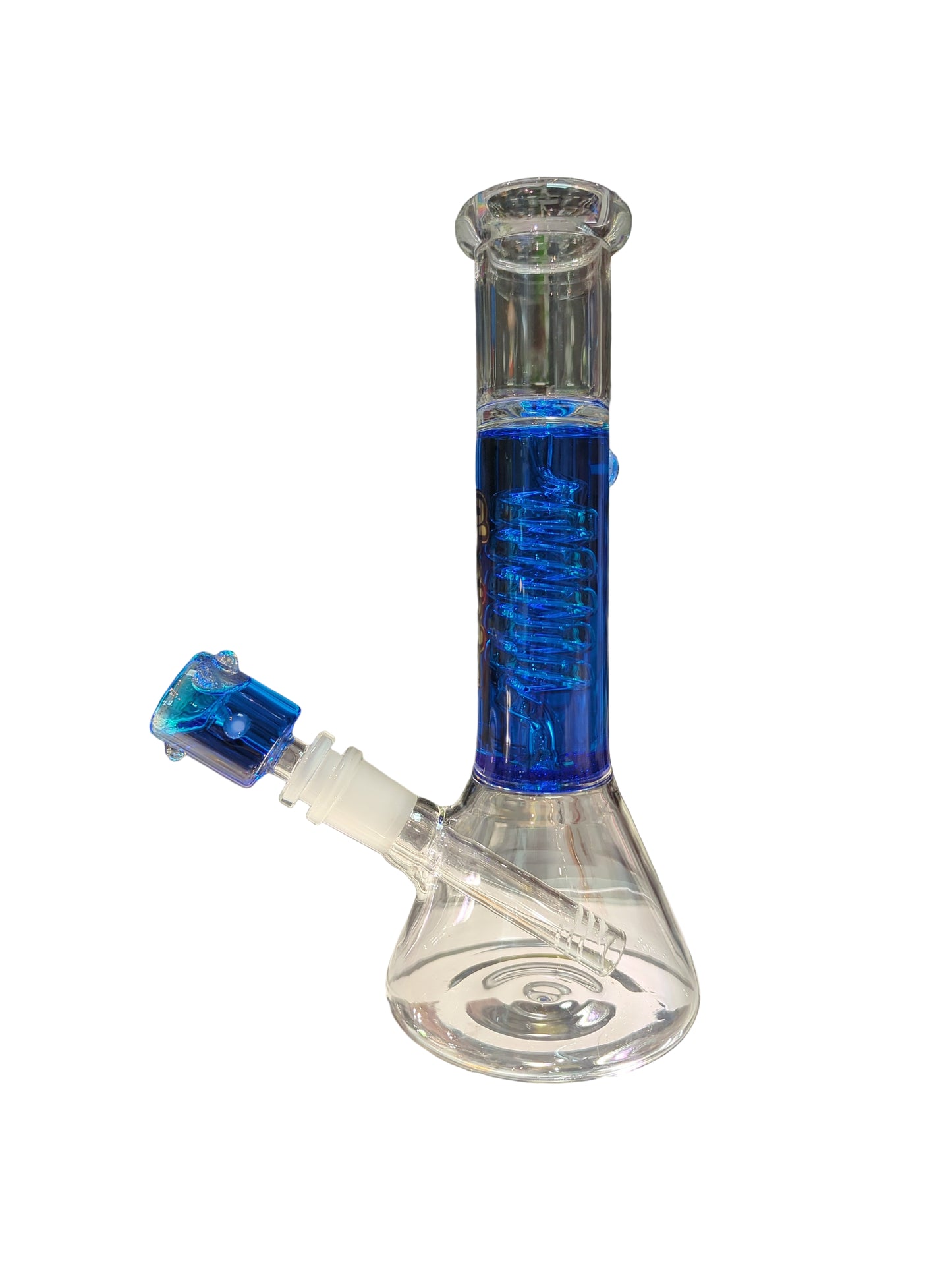 Chongz 25cm Daft Blue Liquid Filled Waterpipe