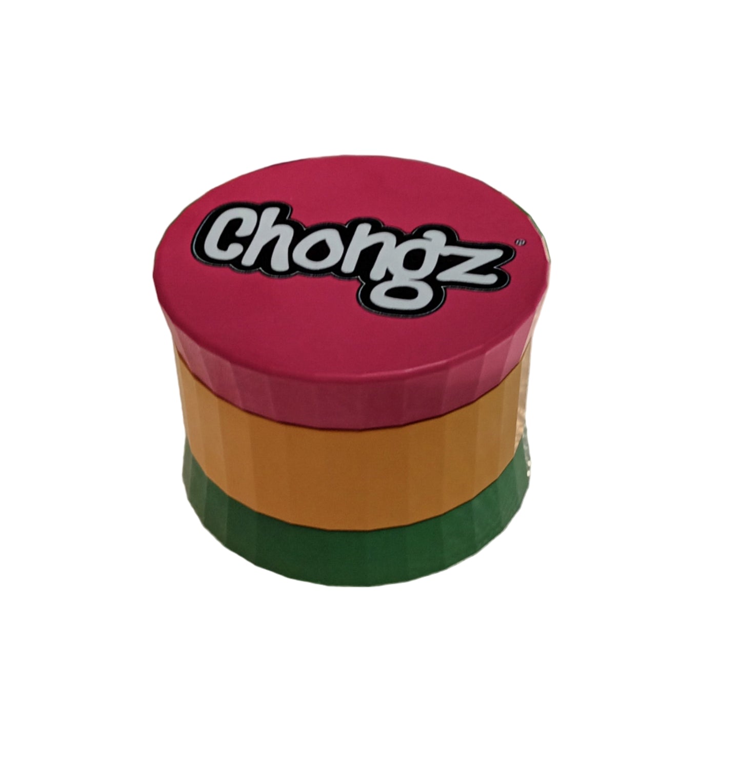 Chongz 63mm Soft Touch Lively Rasta 4pt grinder