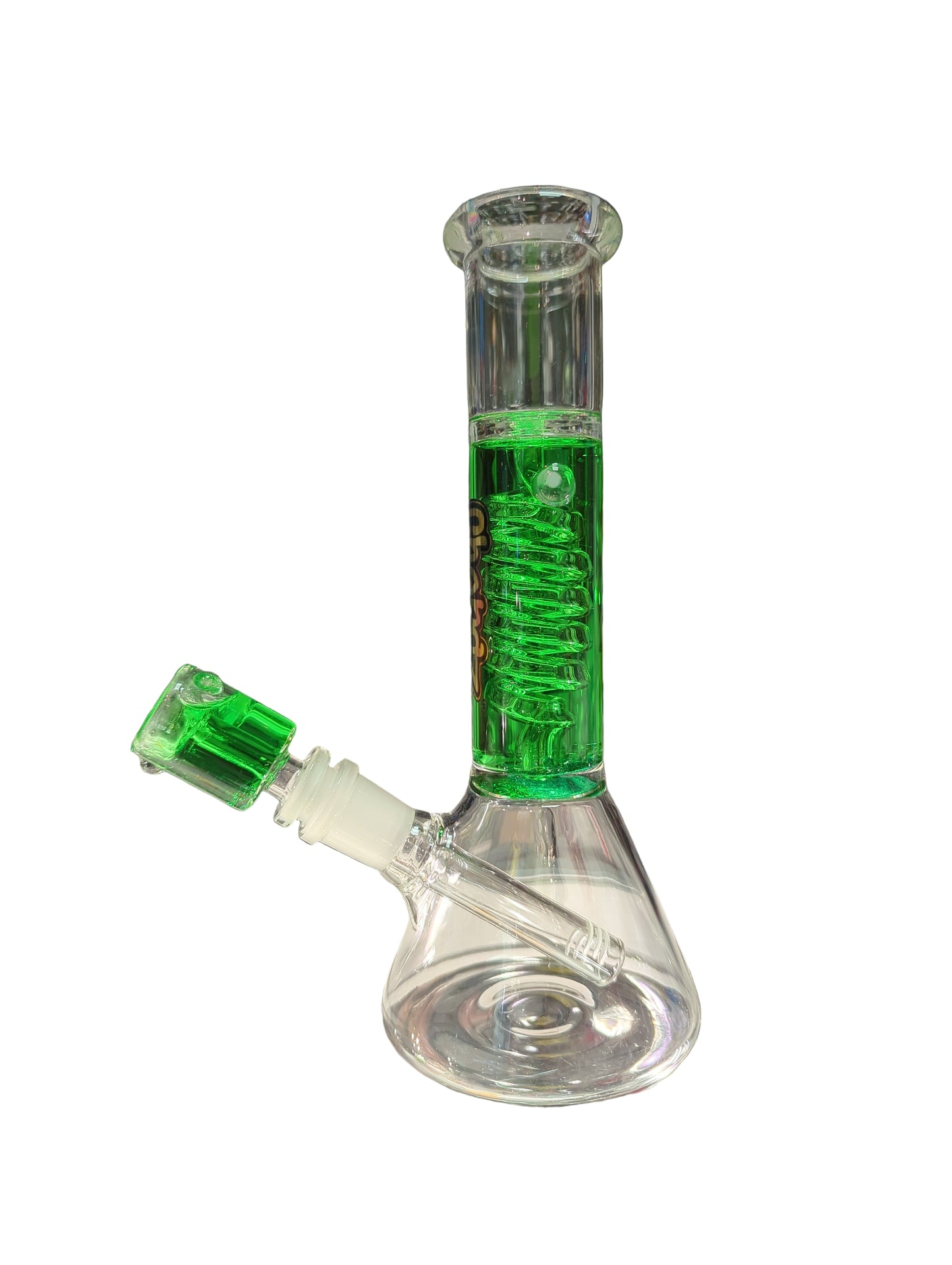 Chongz 25cm Daft Green Liquid Filled Waterpipe