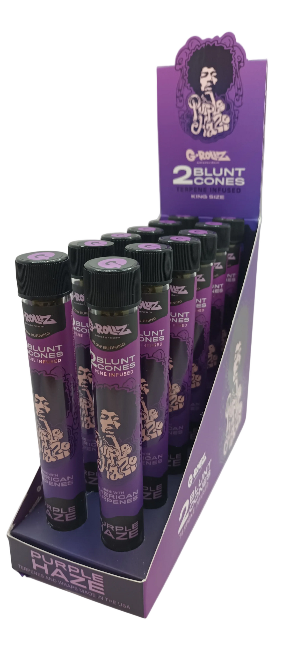 G-Rollz Terpene Infused Cones Purple Haze