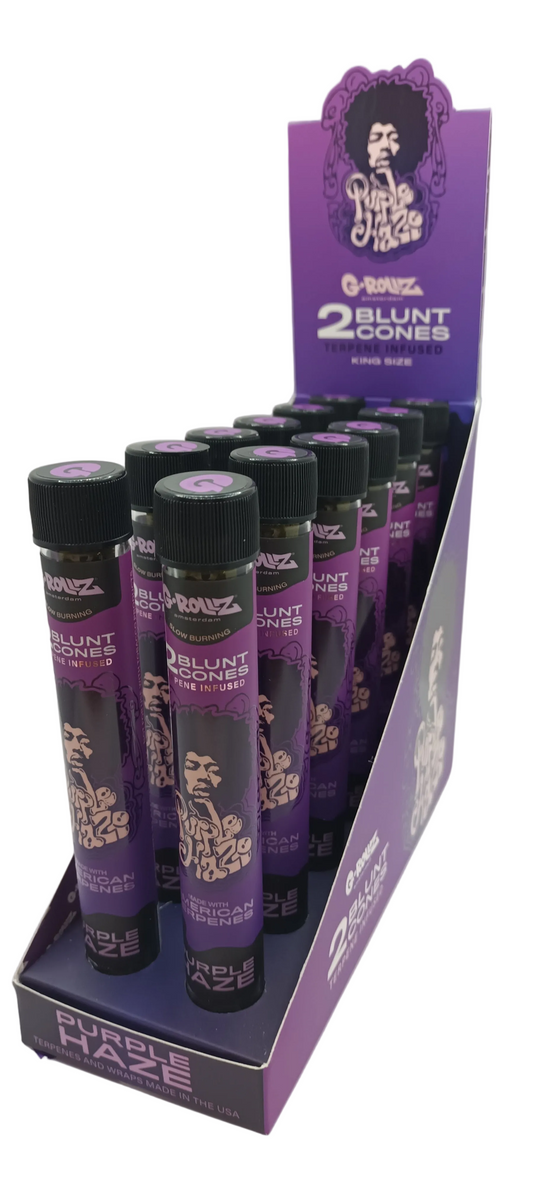 G-Rollz Terpene Infused Cones Purple Haze