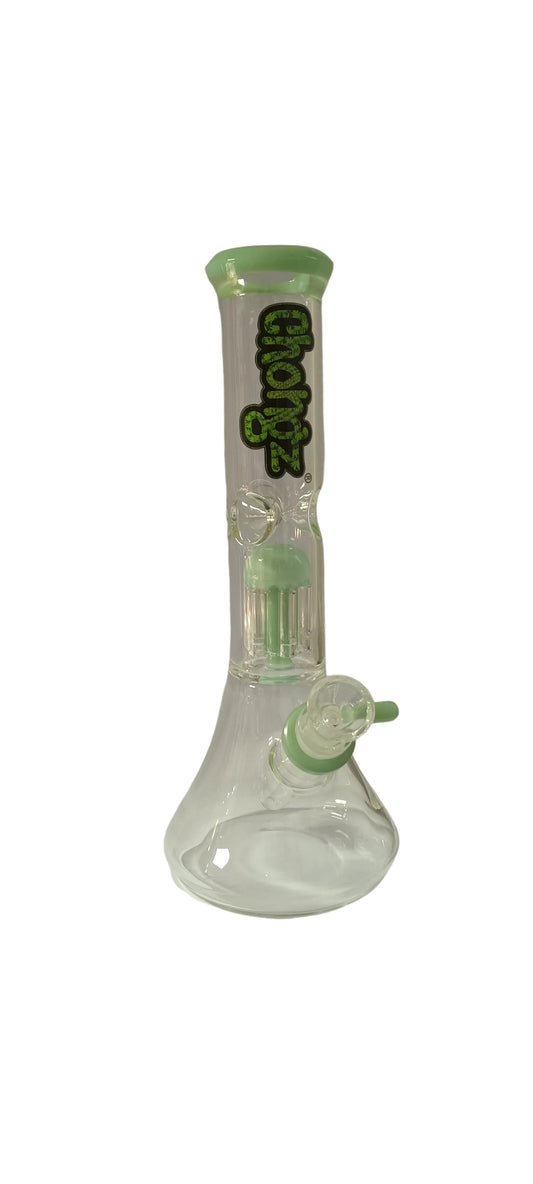 Desire Path 4mm 27.5cm Milk Green Waterpipe